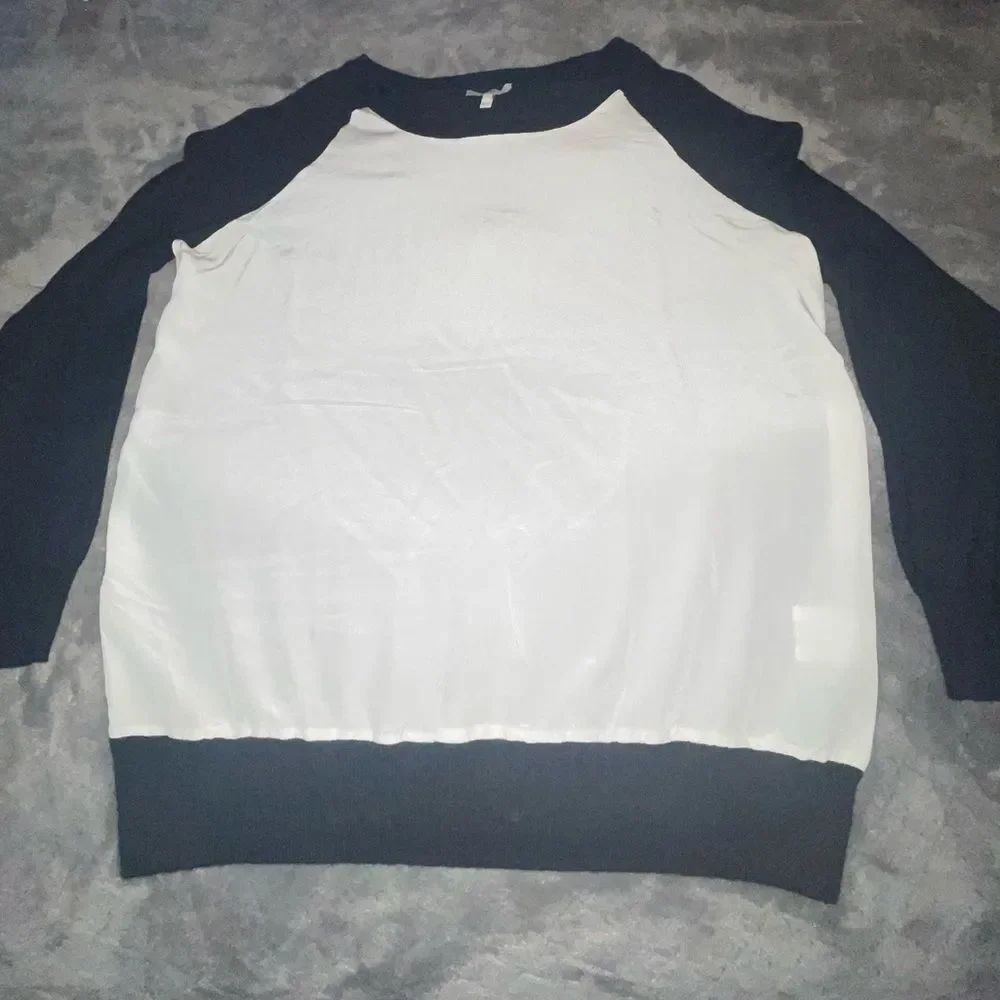 Joie Silk Color Block Top